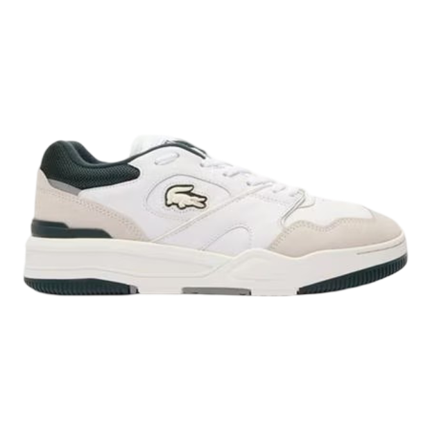 Lacoste: LineShot Trainers (White/DarkGreen)