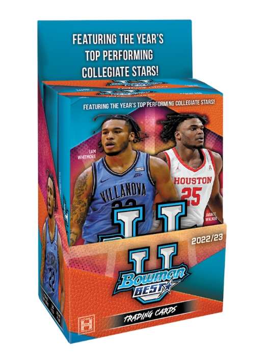 2022-23 Bowman University's Best Basketball Factory Sealed Hobby Box
