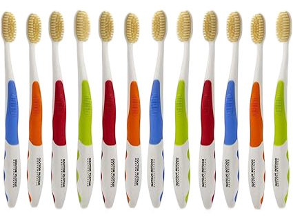Mouth Watchers: Soft Flossing Toothbrushes (Pack of 12)