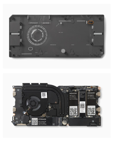 Framework: Laptop 13 Cooler Master Mainboard Case and Mainboard (11th Gen Intel® Core™) Kit