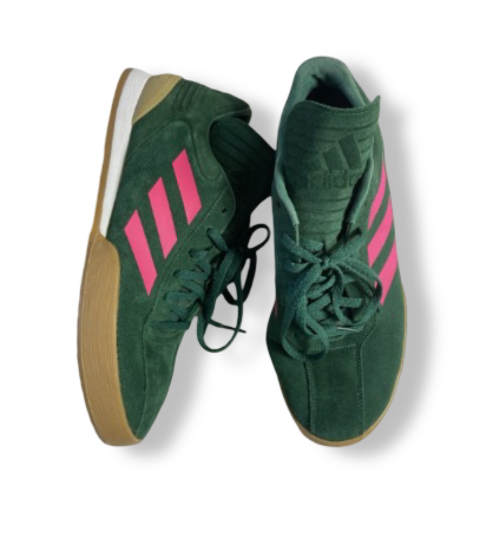 Adidas: Gosha Rubchinskiy Copa Trainers Shoes (Green Pink)