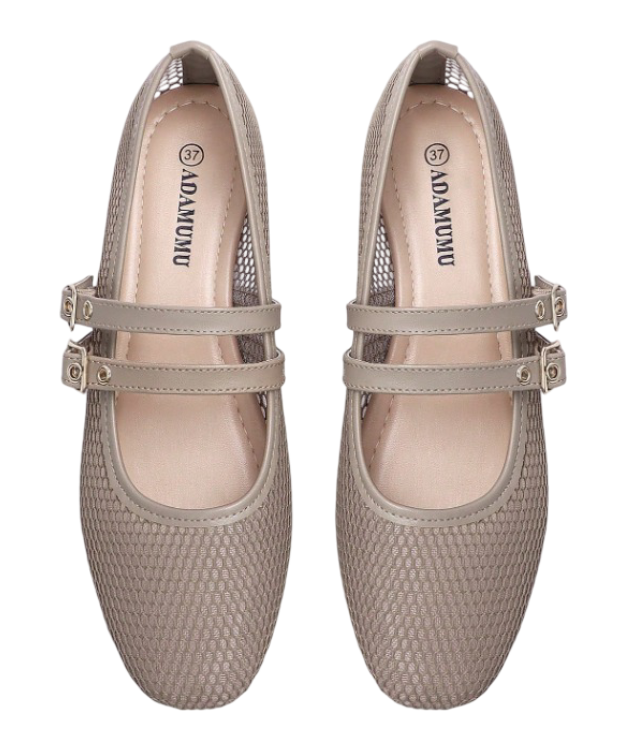 Women's Fishnet Hollow Out Flat Shoes