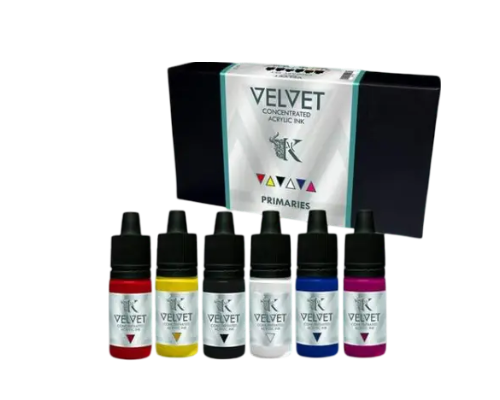 Kimera Velvet: Acrylic Inks  (Set of 6) - 15ml