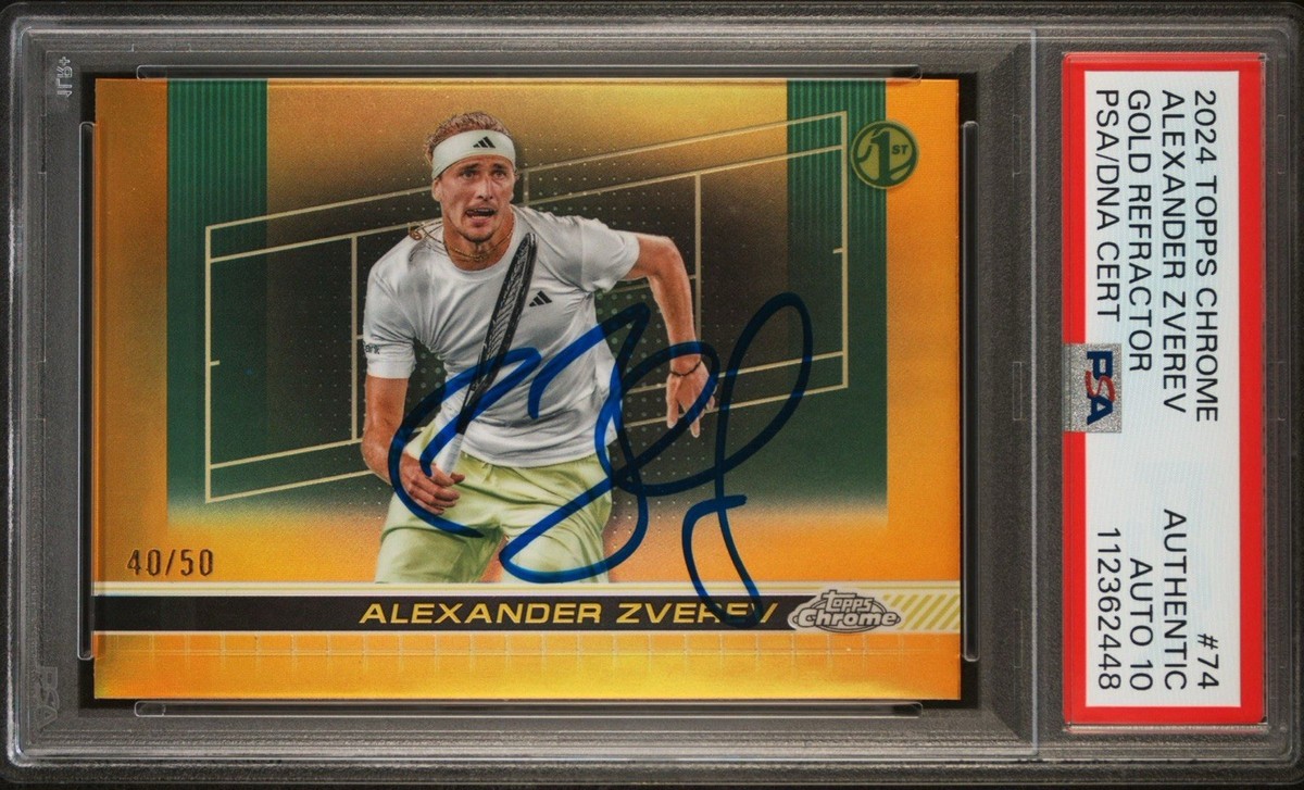 2024 Topps Chrome #74 Alexander Zverev