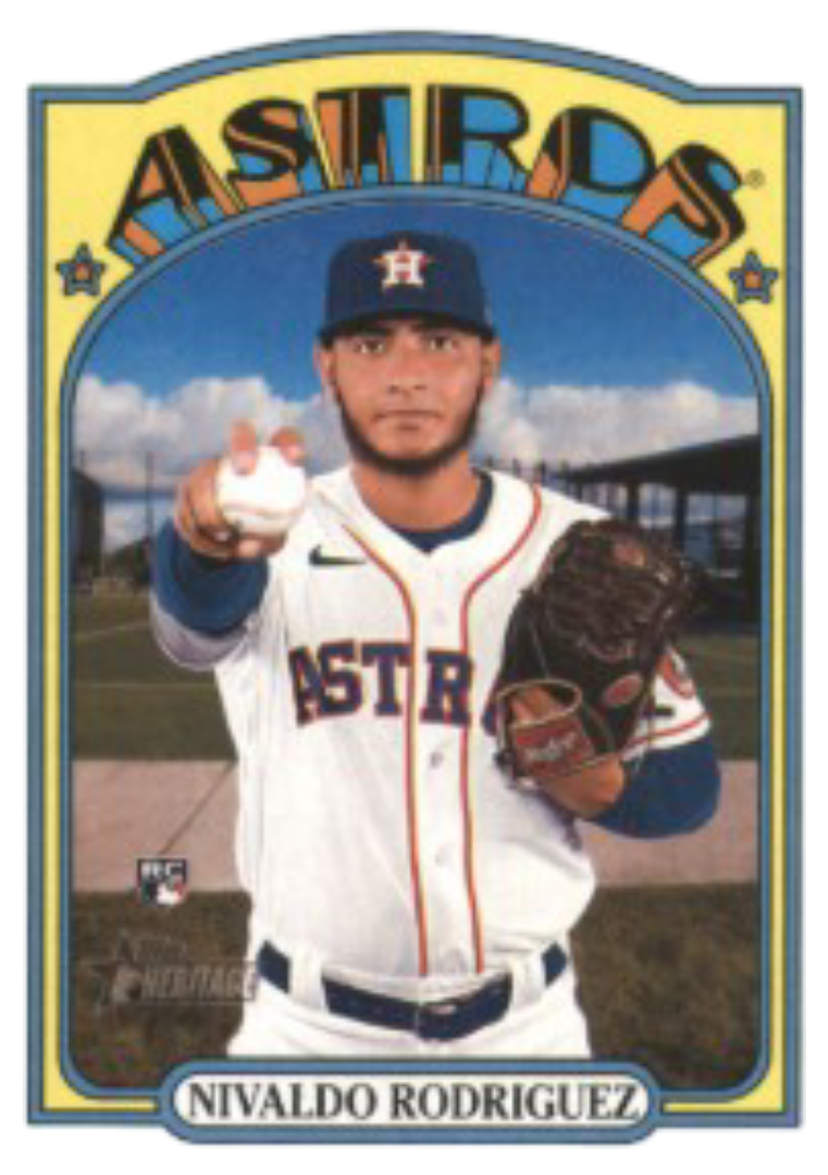 2021 Topps Heritage #675 Nivaldo Rodriguez RC