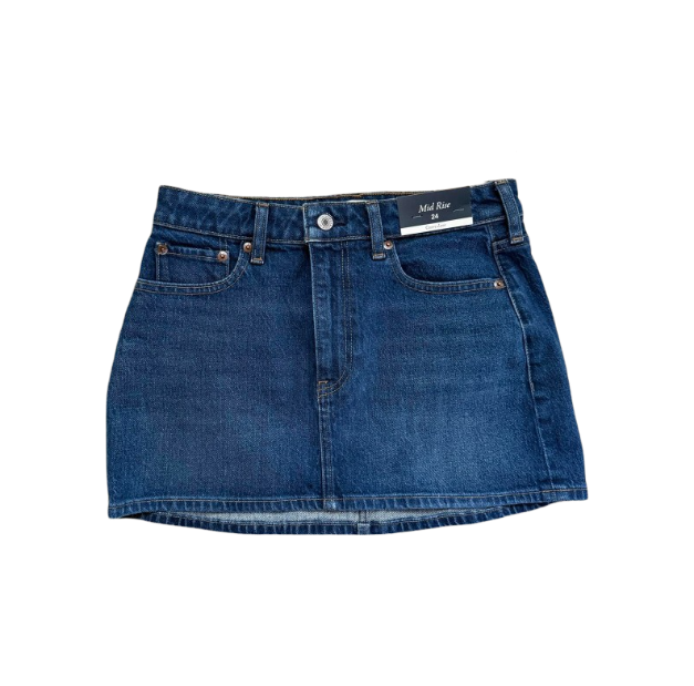 Abercrombie And Fitch Women's Skirt (Blue And Navy)