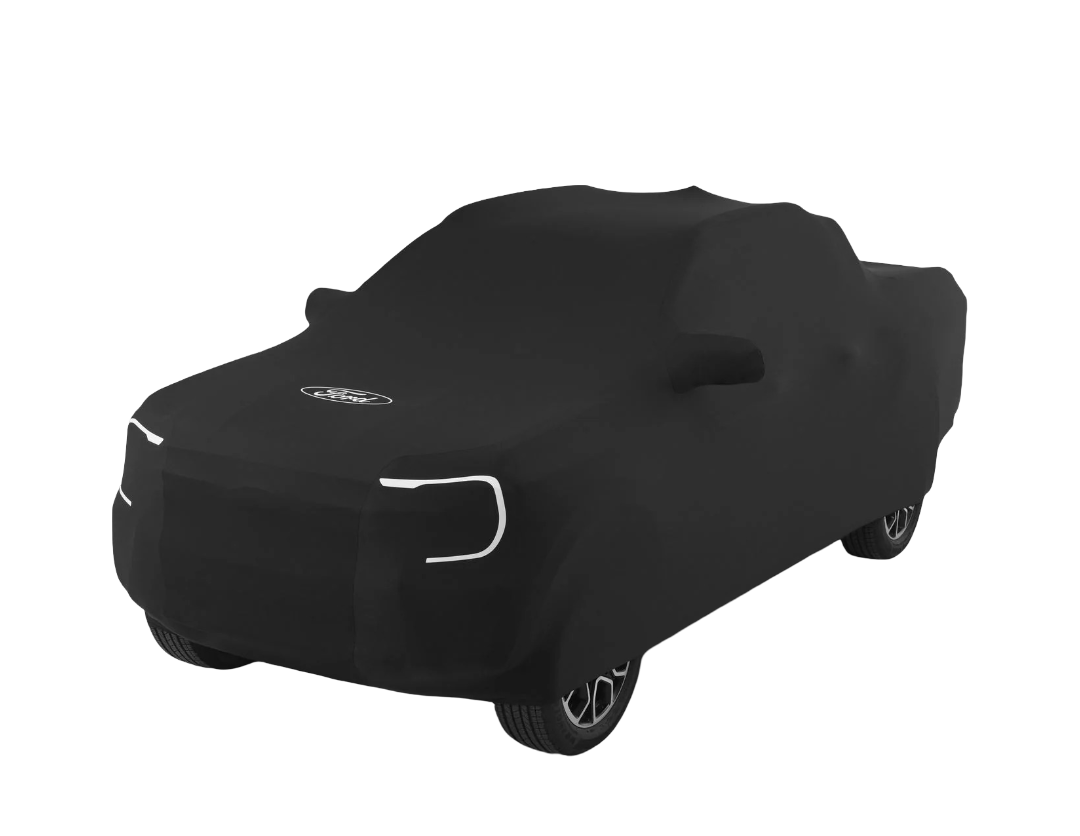 Premium Protective Cover Black With White Ford Oval And Ranger Logo