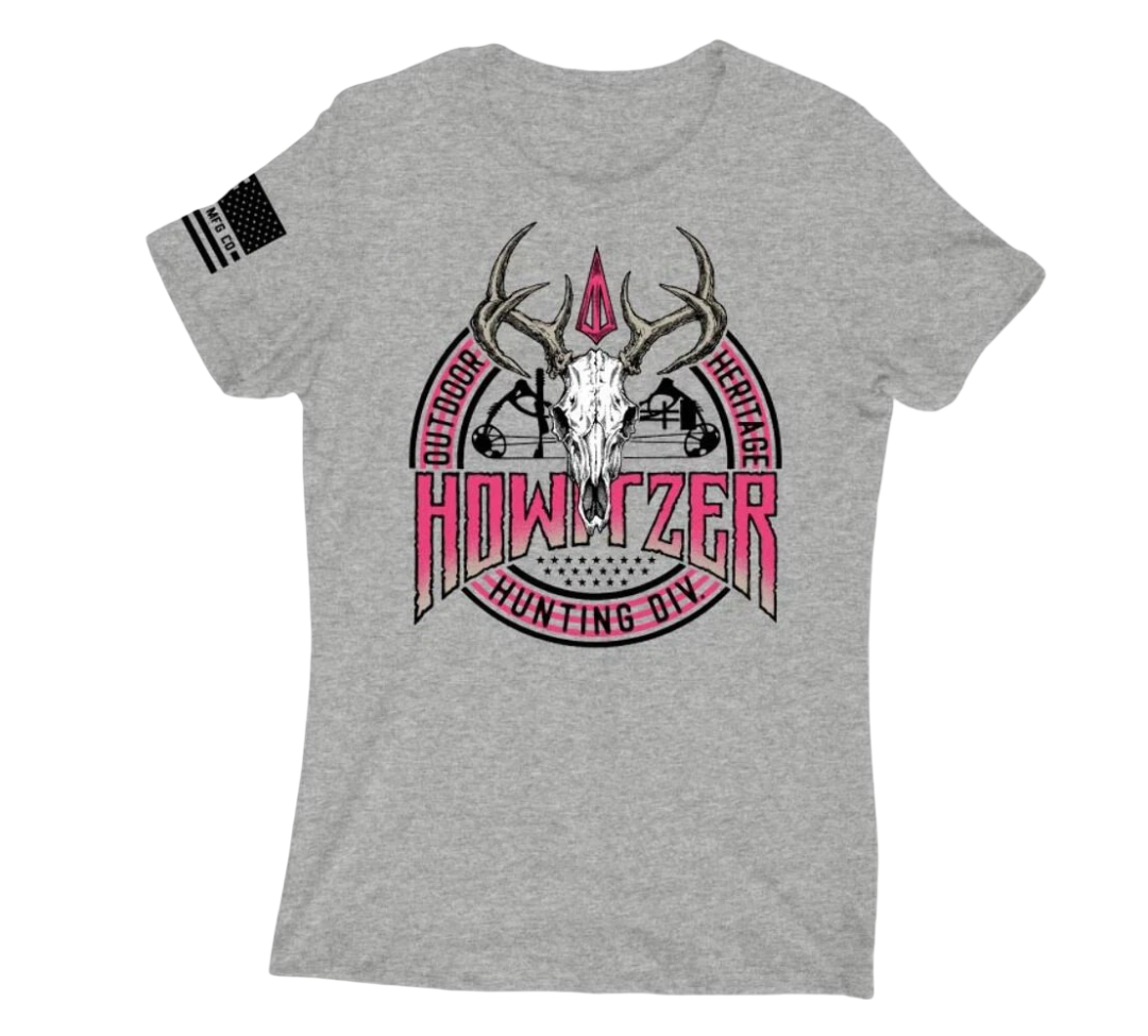 Howitzer: Women's Bow Skull T-Shirt