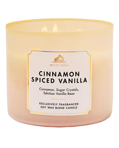 3-Wick Candle: Cinnamon Spiced Vanilla - 411g
