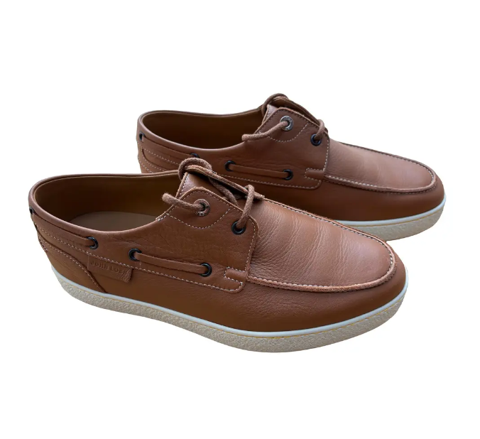 John Lobb: Leather Low Trainers (Brown)