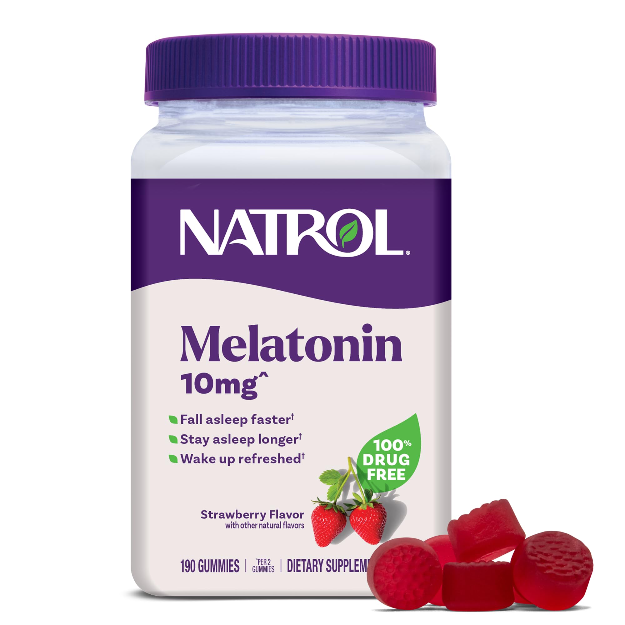 Natrol Melatonin 10mg Gummies (190 Gummies)