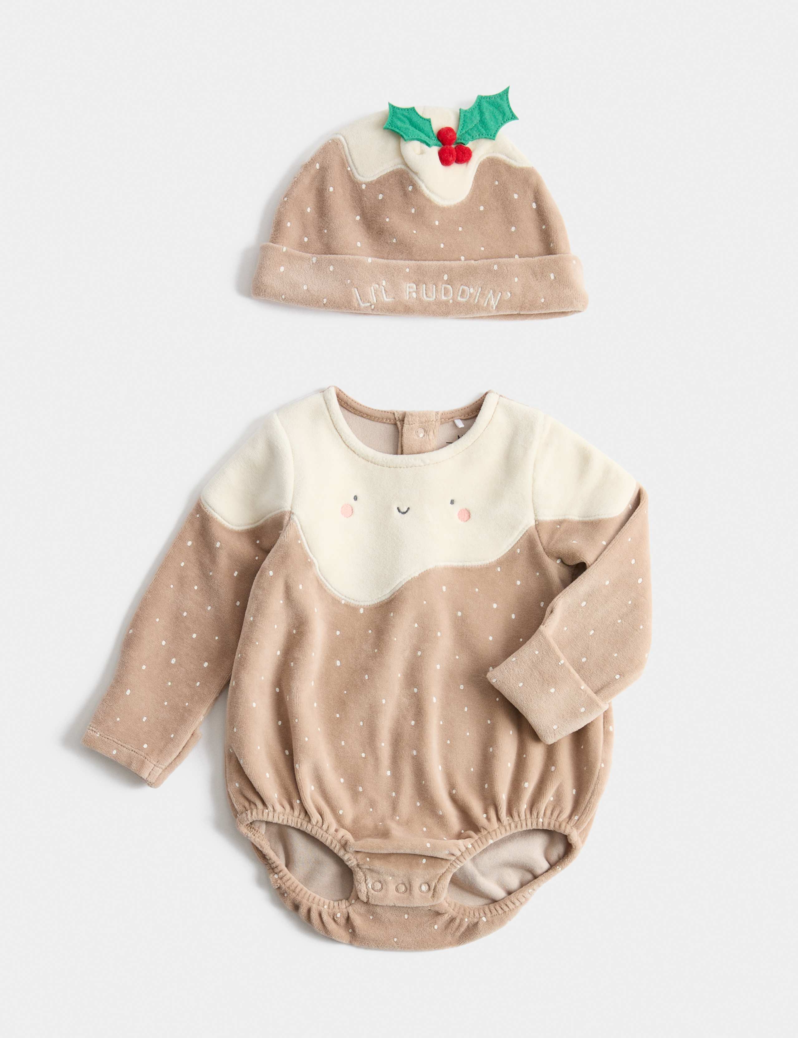 2 Piece Christmas Pudding Outfit
