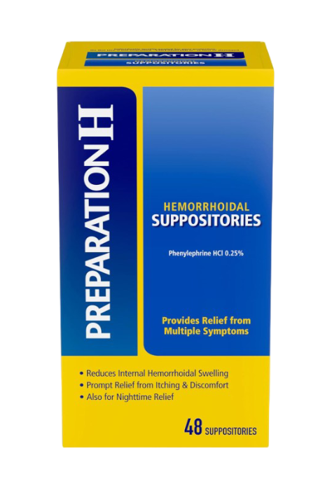 Preparation H Hemorrhoid Suppositories