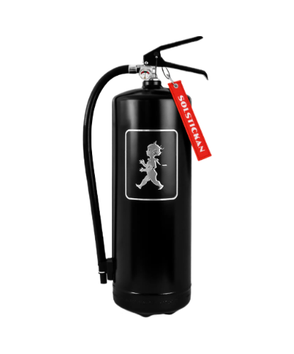 Solstickan Design: Fire Fxtinguisher - 6 kg (Black and silver)