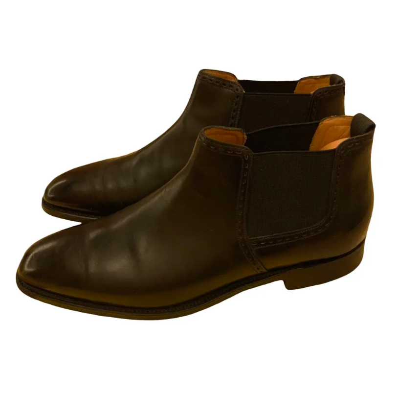 John Lobb: Leather Boots (Black)