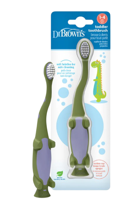 Toddler Toothbrush, Dinosaur (1-Pack)