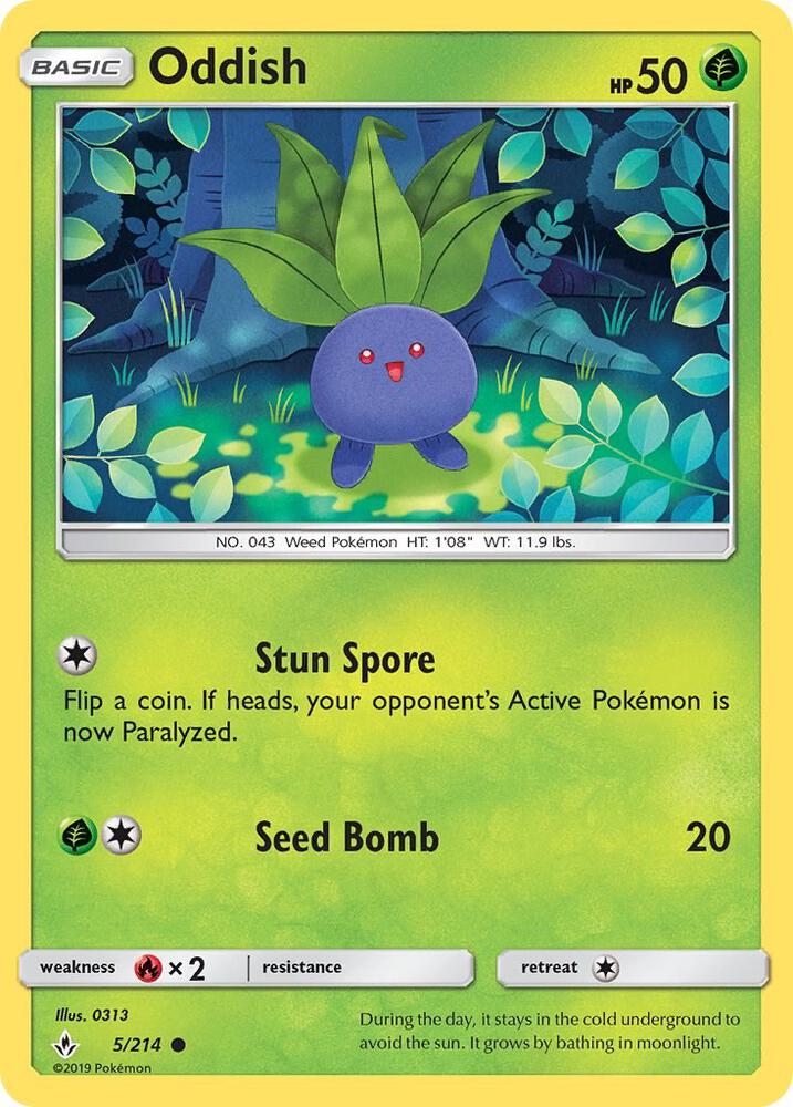 Pokémon TCG: Oddish #005