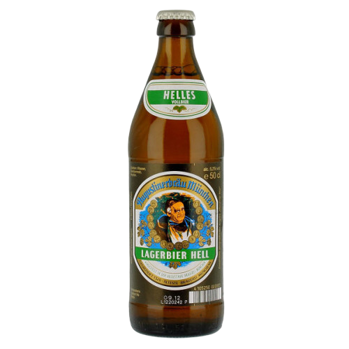 Augustiner Lagerbier Hell  - ABV: 5.2% (500ml)