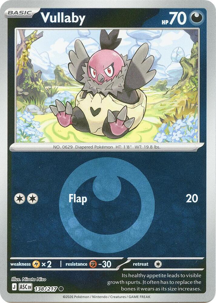 Pokémon TCG: Vullaby (Energy Symbol Pattern)