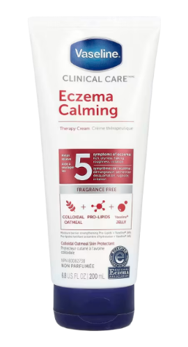 Vaseline: Clinical Care, Eczema Calming Therapy Cream, Fragrance Free - 200ml