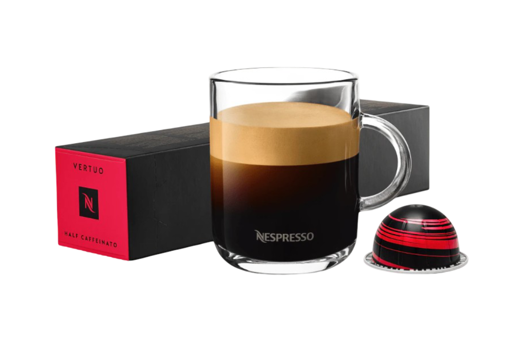 Vertuo Coffee And Gran Lungo: Half Caffeinato (10 capsules)