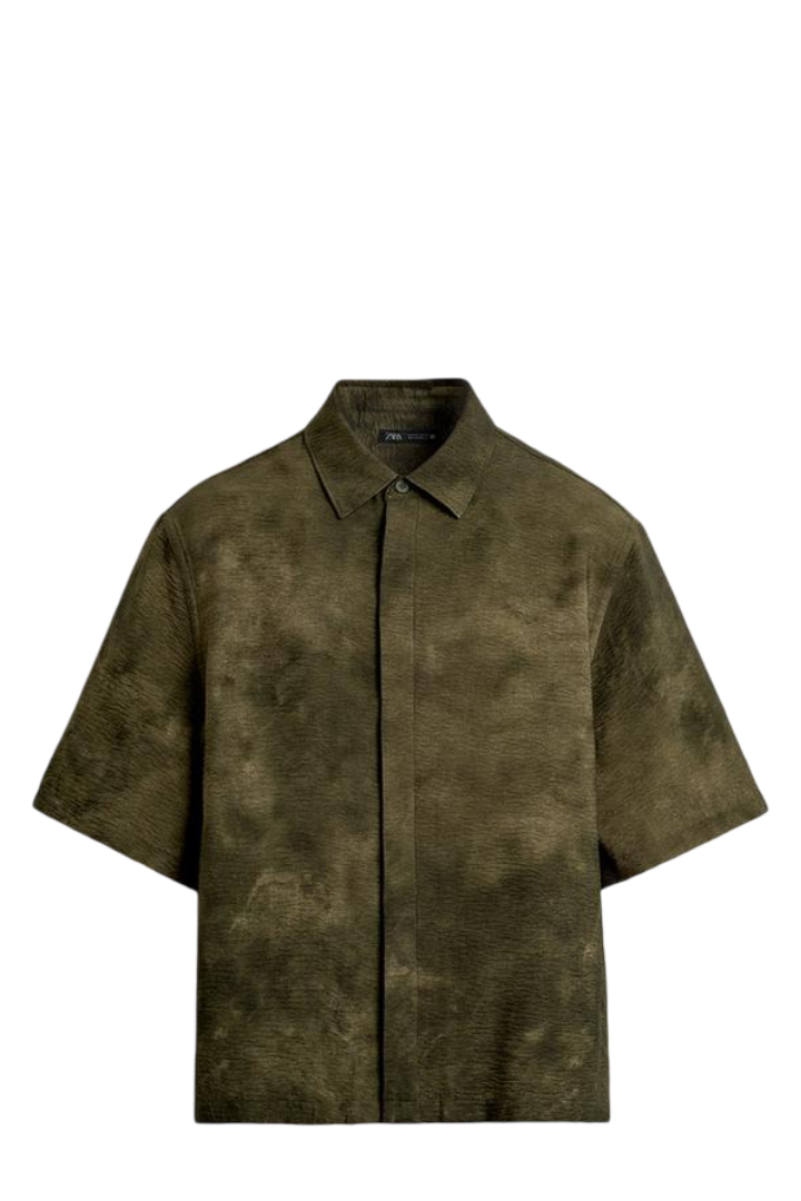 Abstract Print Relaxed Fit Shirt