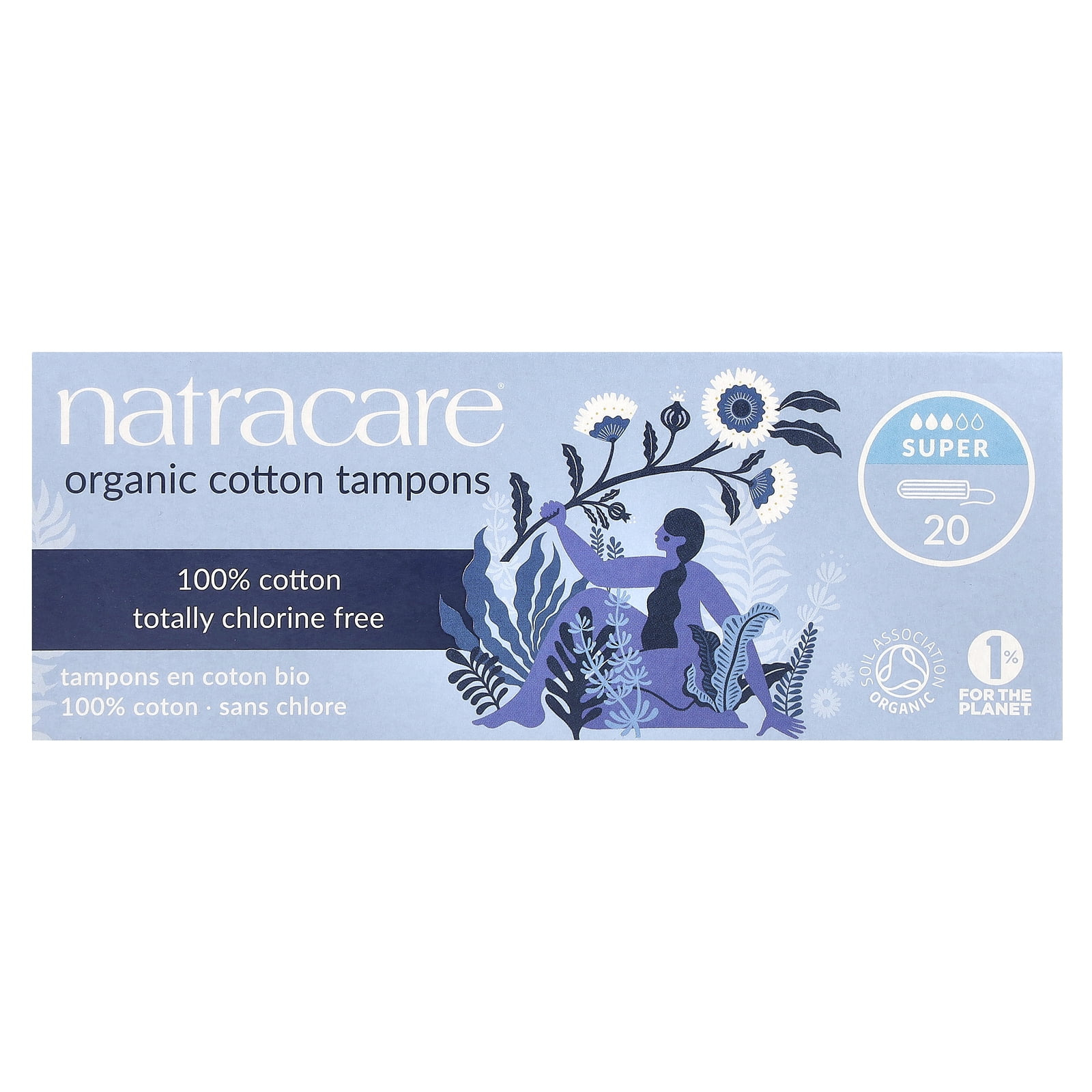 Women's Natracare: Organic Cotton Tampons Super Plus (20-Pack)