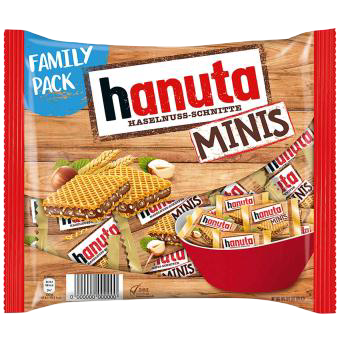 Hanuta: Minis Hazelnut Crispy Wafers - 279g
