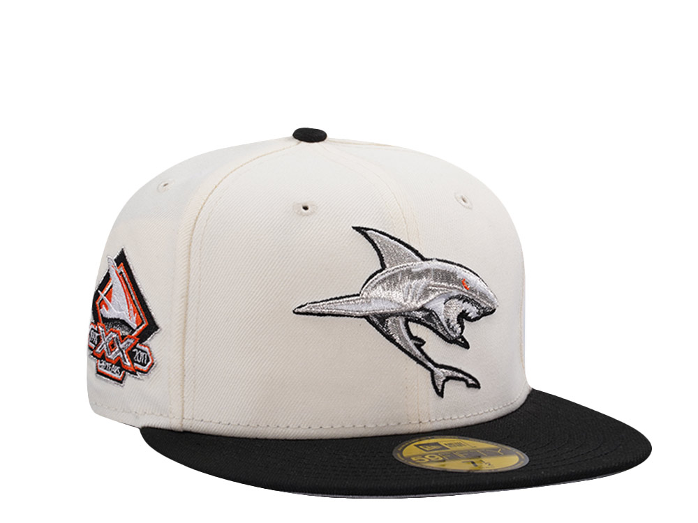 New Era: San Jose Sharks 20th Anniversary Chrome Two Tone Edition 59Fifty Fitted Cap