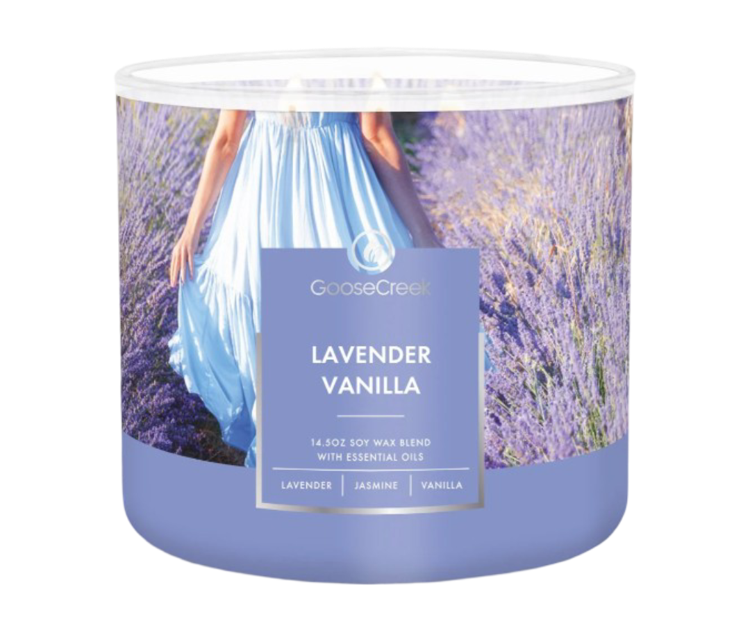 Lavender Vanilla 3-Wick Candle - 411g