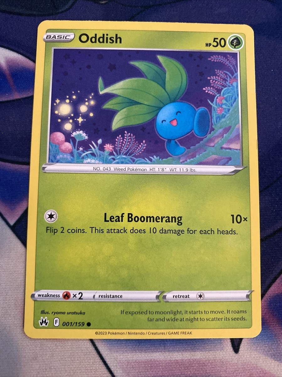 Pokémon TCG: Oddish #001 (German, Base Set)