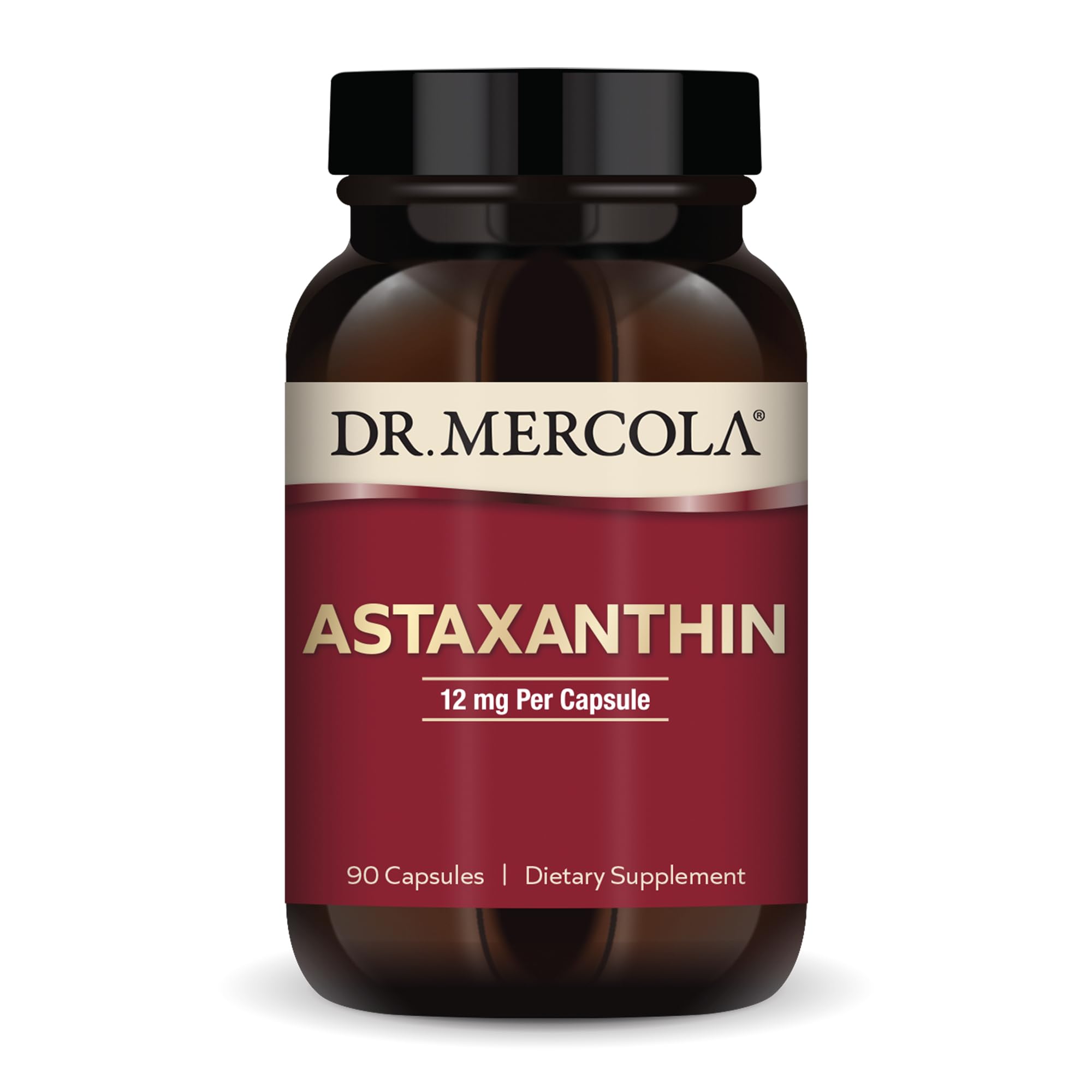 Dr. Mercola: Organic Astaxanthin (12 mg, 90 Capsules)
