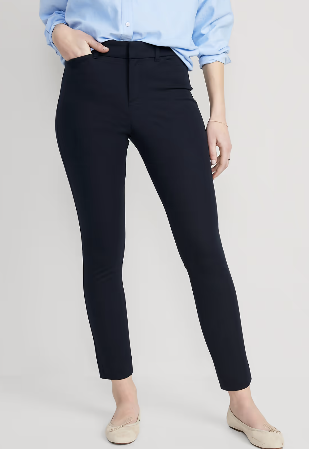Women's High-Waisted Pixie Skinny Ankle Pants