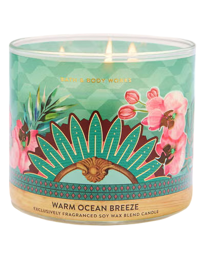 3-Wick Candle: Warm Ocean Breeze - 411g