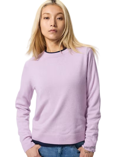 Cashmere Sweater (Light Purple)