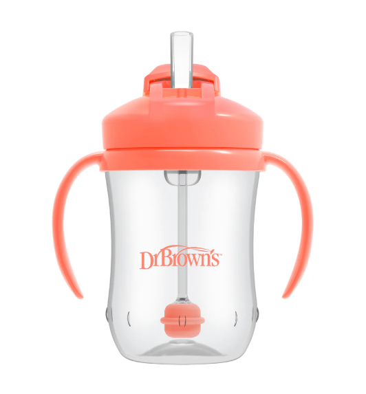 Baby’s First Straw Cup (Coral)
