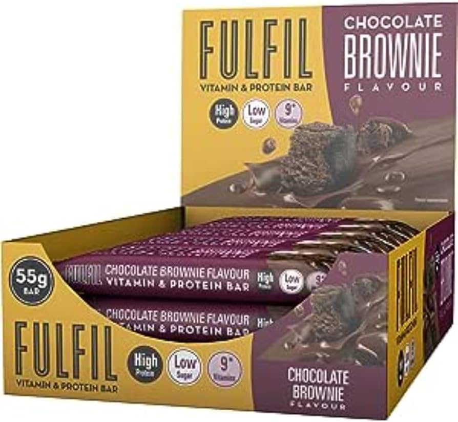 FULFIL Vitamin and Protein Bars, Chocolate Brownie (15 X 55g)
