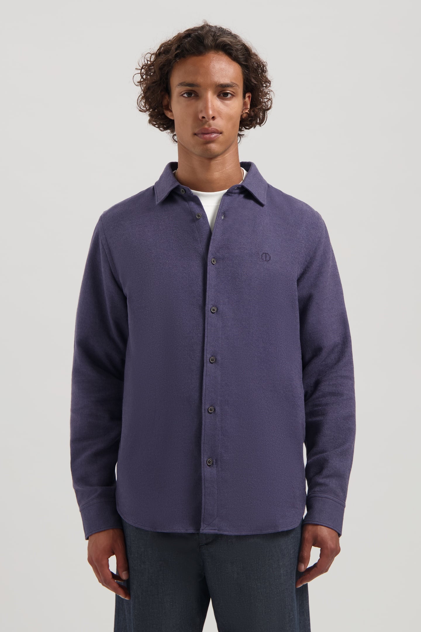 Men's Alvin Shirt (Dark Purple)
