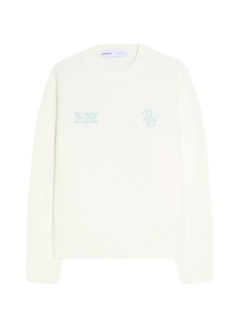 Crew Neck Sweater (Broken White)