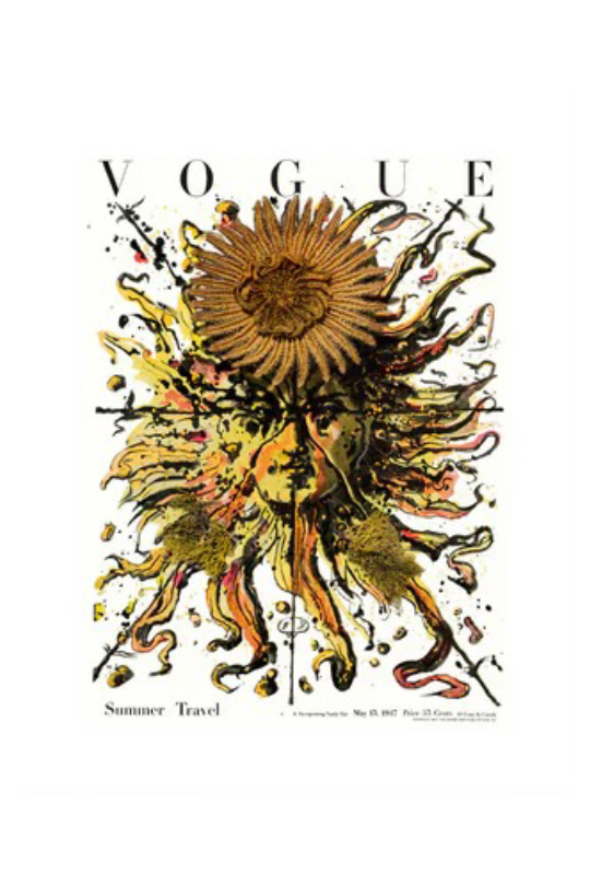 Vogue 1947 E.Berman Sun Cover Print