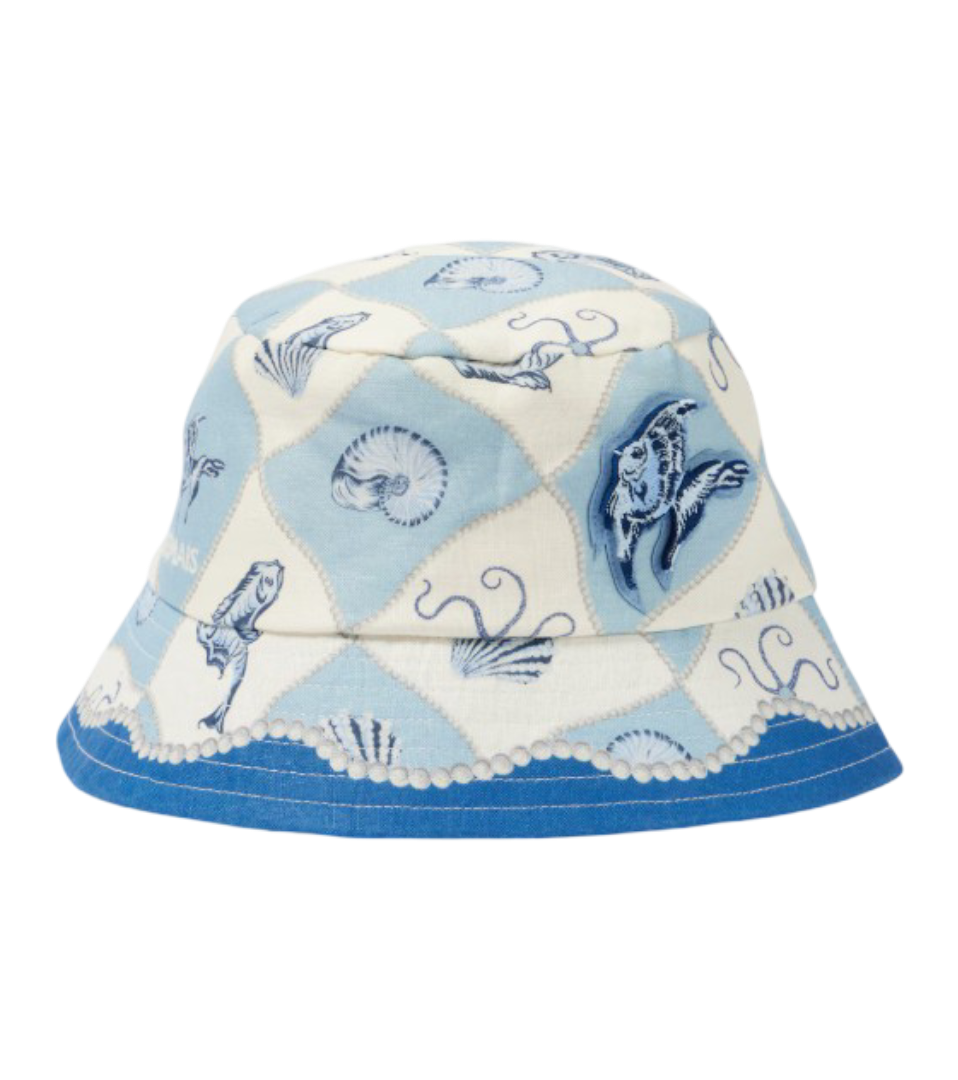 Alémais: Pia Linen Bucket Hat
