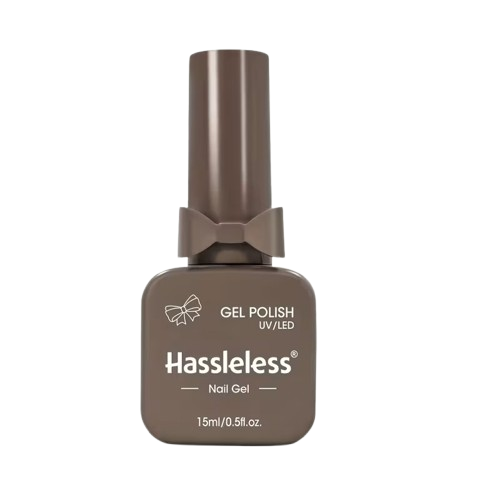 Hassleless: Solid Color Gel Nail Polish - 15ml (Brown)