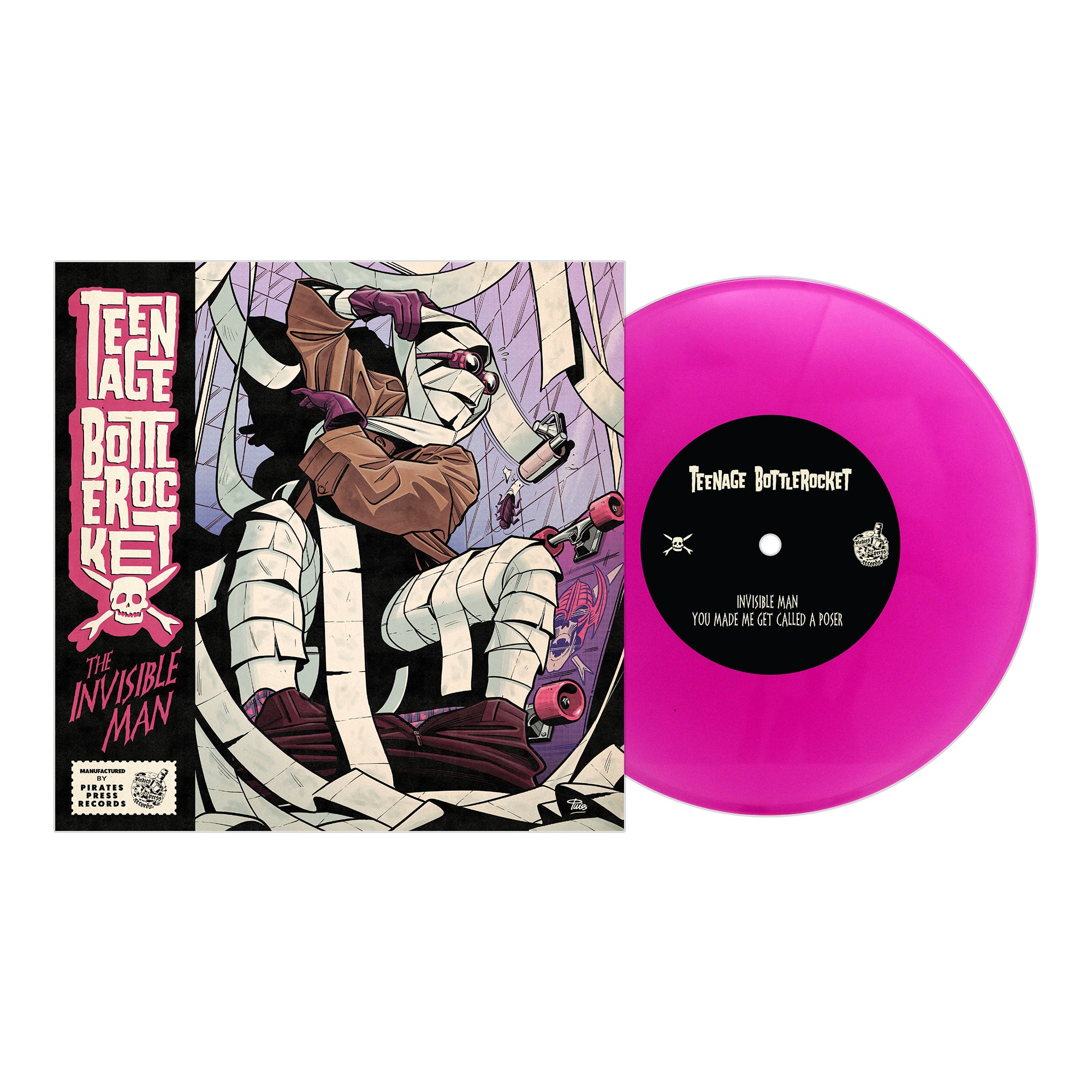 Teenage Bottlerocket: The Invisible Man 7" (Violet)
