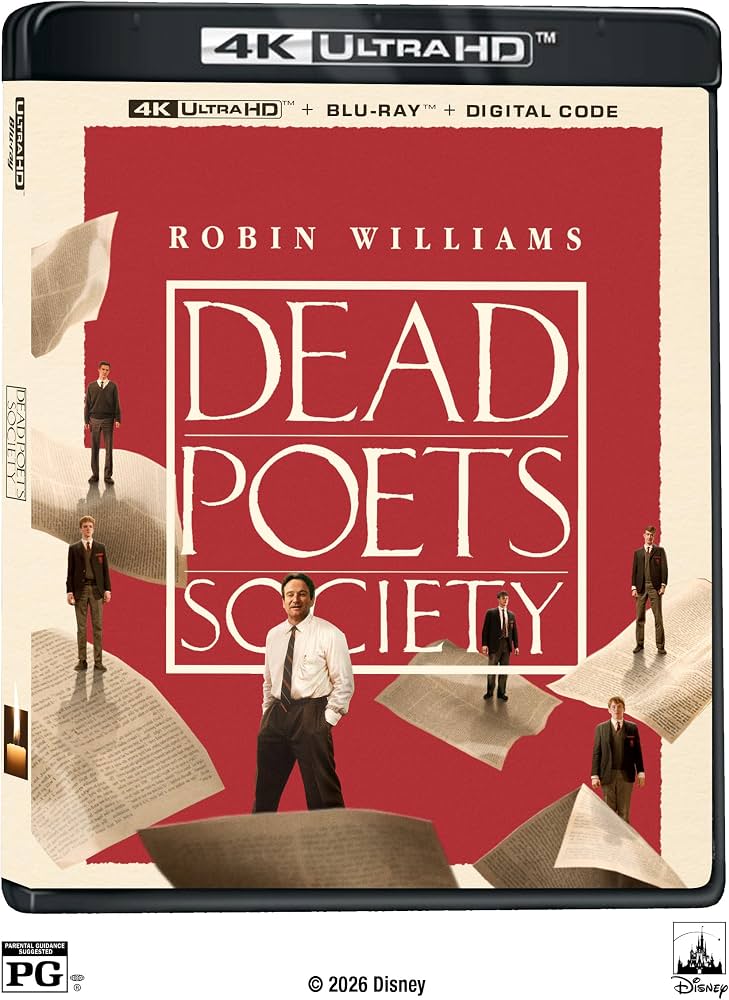 Dead Poets Society 4K UHD Blu-Ray Combo (Digital Included)