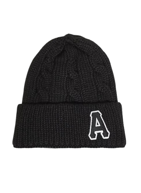 Aape by A Bathing Ape: Men's Cable Knit Beanie
