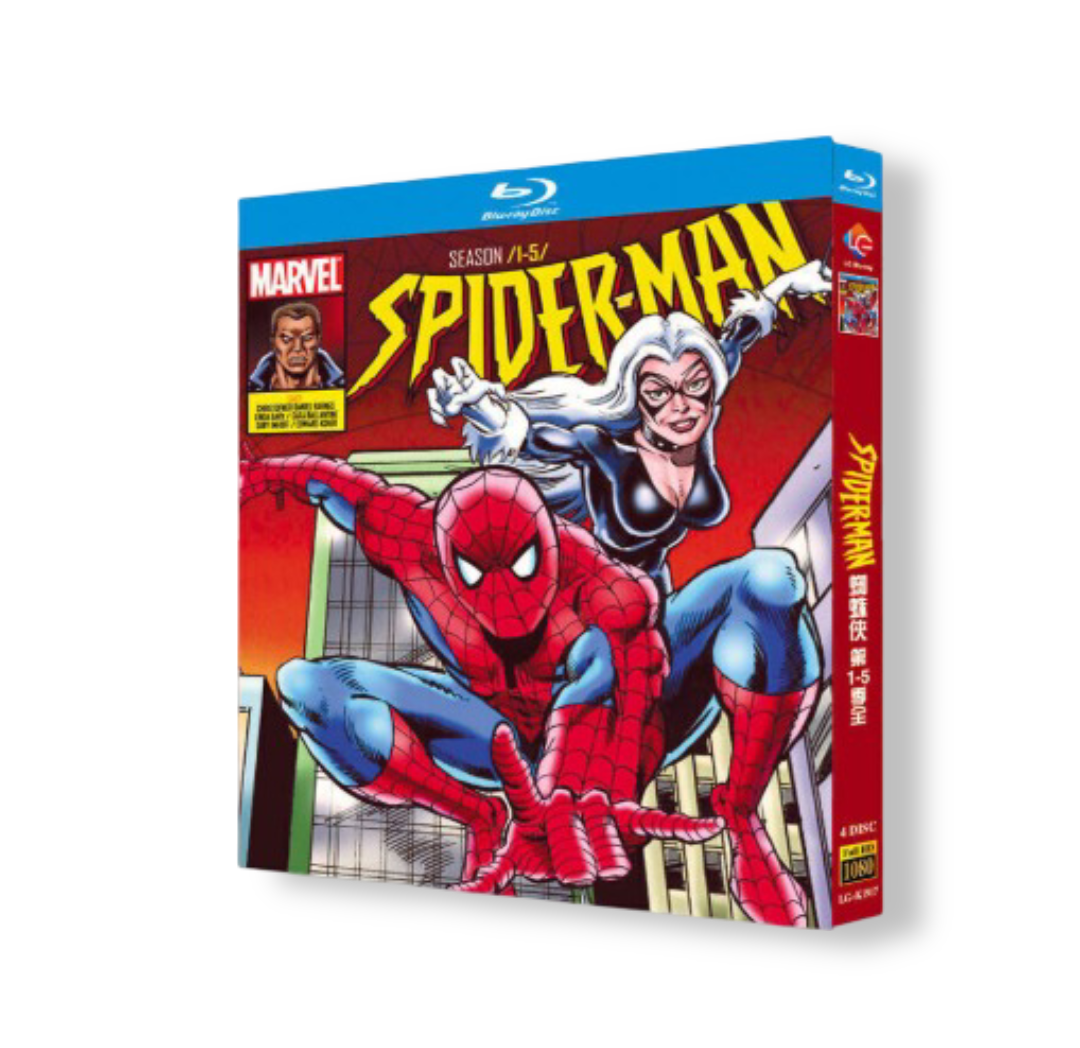 Blu-ray Disc Animated Spider Man Season 1-5