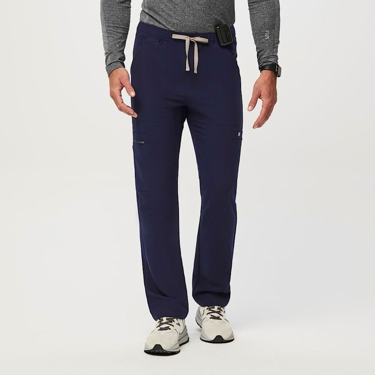 Men's Cairo Short Cargo Scrub Pants (Navy)