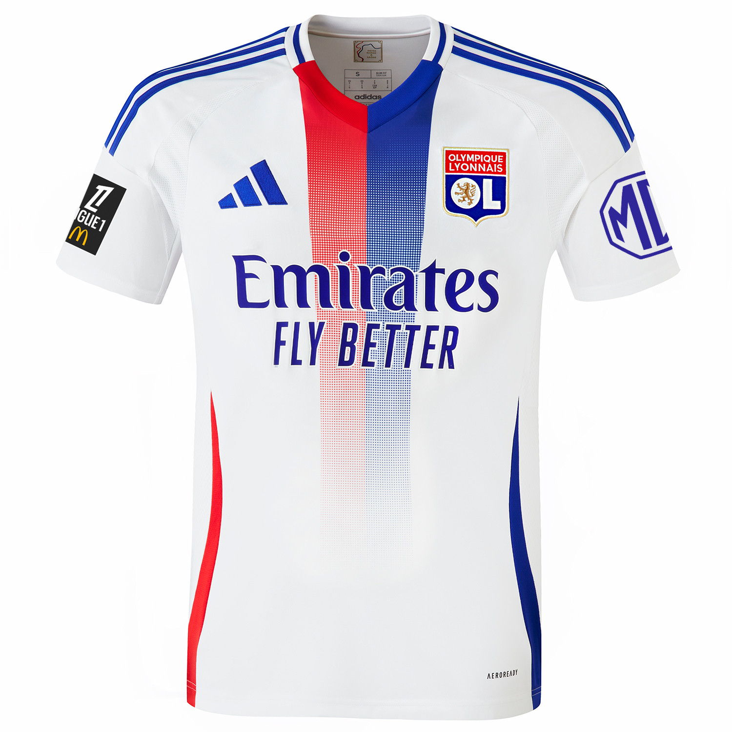 Men's Olympique Lyonnais 24/25 Home Jersey