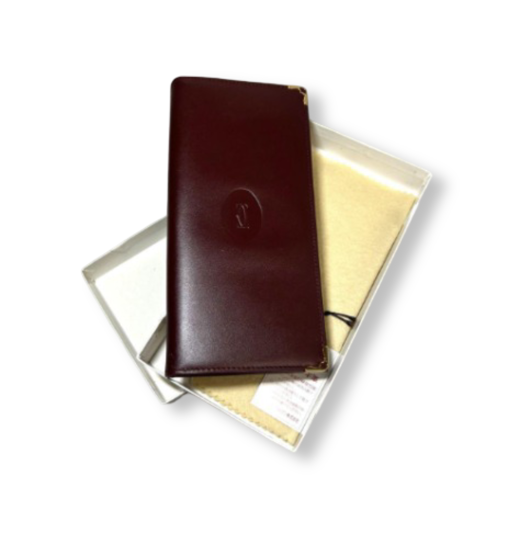 Cartier: Long Wallet Bordeaux