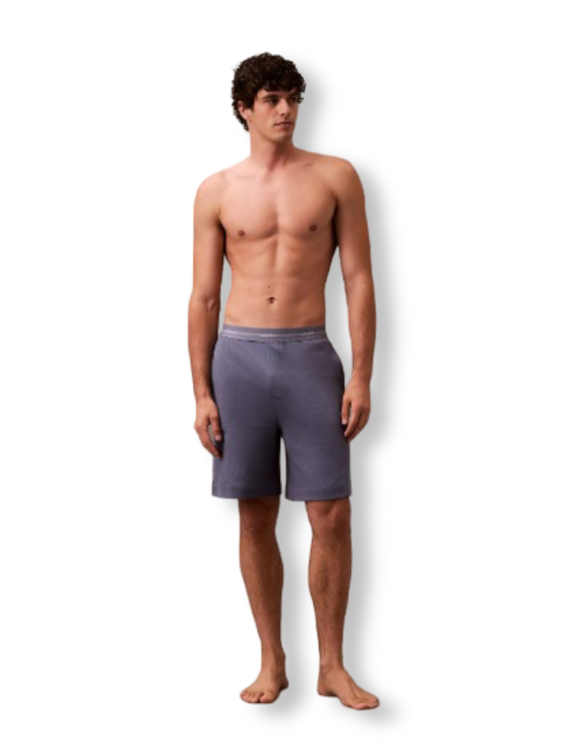 Men's Terry Lounge Sleep Shorts (Grisaille0